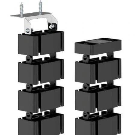 Fellowes Vértebra Pasacables Negro con Altura Regulable